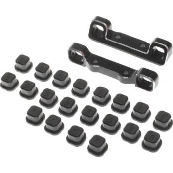 Team Losi Racing Tlr Регулируема ос на съединителя, c и d, черна: 22 5.0