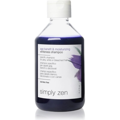 Simply Zen Age Benefit & Moisturizing tónovací šampon pro zesvětlené nebo melírované vlasy 250 ml