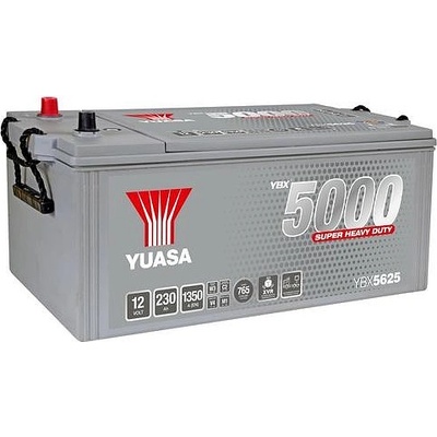 YUASA 230Ah 1350A left+ YBX5000/YBX5625