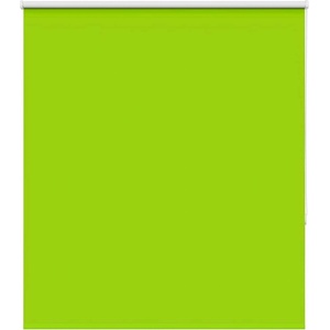 vidaXL Ролкова щора Blackout Зелени листа 125x150 cm Ширина на плата (4011263)
