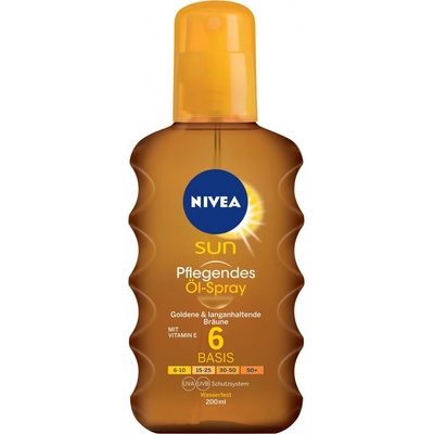 Nivea Sun olej na opaľovanie spray SPF6 200 ml