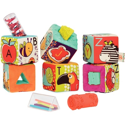 Battat Текстилни кубчета Battat - Форми (BTBX1661Z)