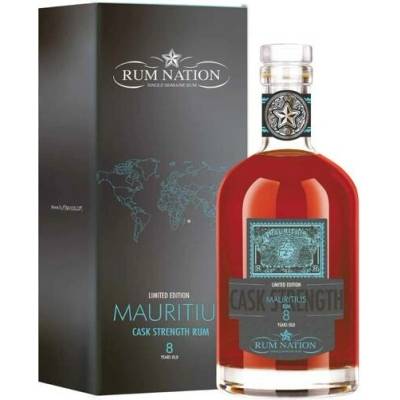 Rum Nation Mauritius 8y Cask Strength 54,9% 0,7 l (holá láhev)