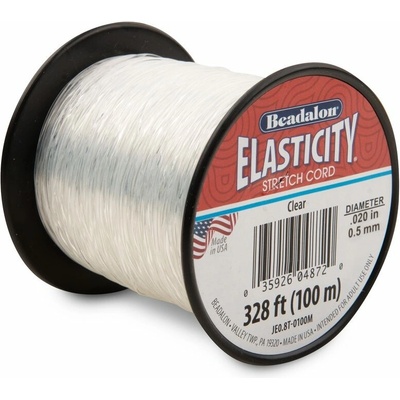 Beadalon elastomer 0,5 mm/100 m - 1 ks