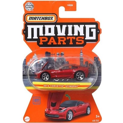 Matchbox Moving Parts 2016 Corvette Stingray Red