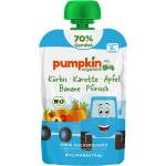 Pumpkin Organics Био пюре Pumpkin Organics - Пауч с тиква, морков, ябълка и банан, 100 g (210708) - ozone