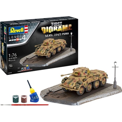 Revell First Diorama Set Sd.Kfz. 234/2 Puma 1:76