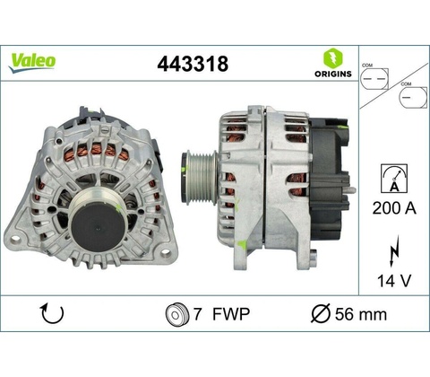 Generátor VALEO 443318