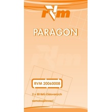 RVM 20060008 Obchodní paragon NCR čísl. blok 2x50 listů