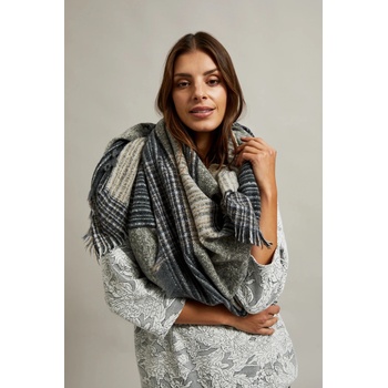 Moodo Бежово-сив дамски шал Moodo Moodo | Siv | ЖЕНИ | UNI