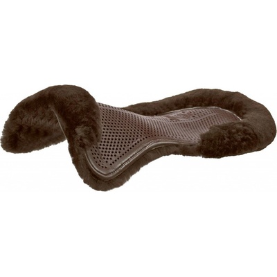 Acavallo Dečka gelová Therapeutic Gel Sheepskin hnědá s přírodním beránkem – Hledejceny.cz