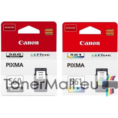 Комплект 2бр. мастилени касети Canon PG-560 Black / CL-561 Color