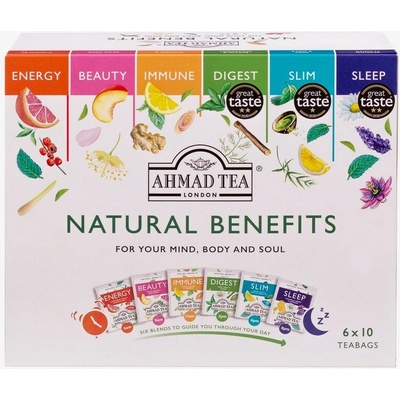 Ahmad Tea Natural Benefits 60 sáčků