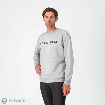 Castelli Logo melánžová sivá