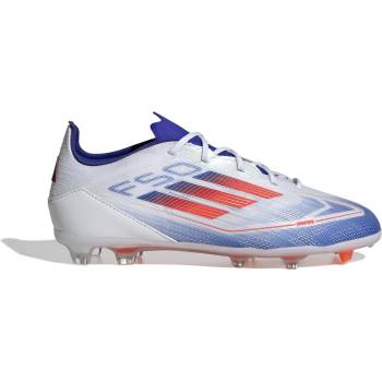 Adidas Детски футболни бутонки Adidas F50 Elite Childrens Firm Ground Football Boots - White/Red/Blue