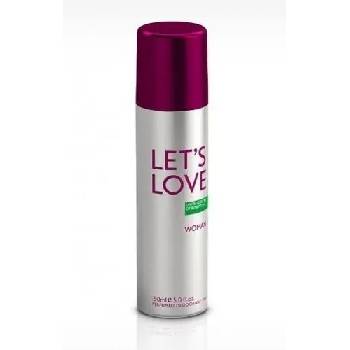 Benetton Let's Love Woman deo spray 150 ml