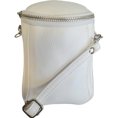Vera Pelle kožená crossbody taška 7729 bílá