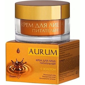 Aurum výživný krém na tvár s 24 karátovým zlatom 45 g