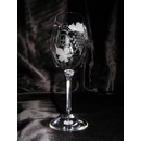 Lsg-Crystal Skleničky broušené na bílé víno dekor Víno WW-294 250 ml 6 ks