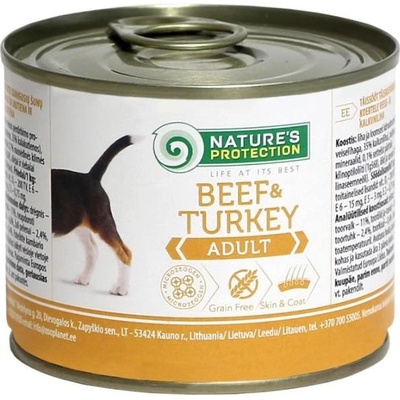 Nature's Protection Dog Adult hovězí a krůta 400 g