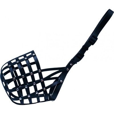 BAFPET Kožený náhubok pletený č. 6