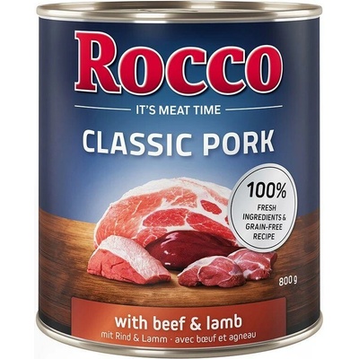 Rocco Classic Pork vepřové s hovězím a jehněčím masem 800 g