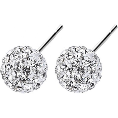 Silenti Jewelry Сребърни обеци "Стандарт" - Малки - 0.6см