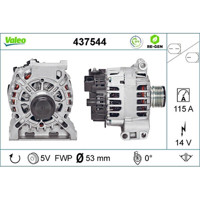 Alternátor VALEO 437544