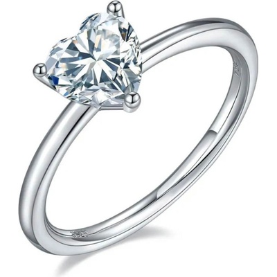 Olivie Stříbrný prsten SRDÍČKO 7402