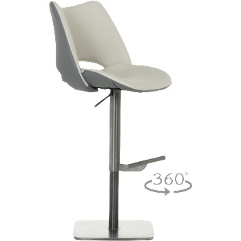 Carmen Бар стол marira 2 - светлосив bg (3521508)