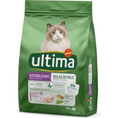 Ultima Cat Sterilized Hairball 2 x 7,5 kg