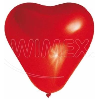 Wimex Nafukovací balónik tvar srdce červený O35cm L