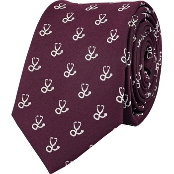 Bubibubi kravata stetoskop vínová