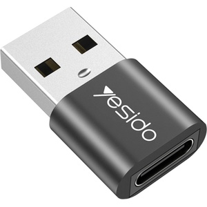 Yesido USB към Type-C 5Gbps OTG адаптер - Yesido (GS09) - черен