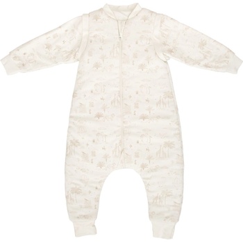 Bimbidreams Бебешки спален чувал с крачета Bimbidreams - Noe, 85 cm, Tog 2.5, White/Linen (8435629206762)