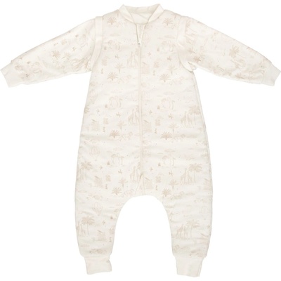 Bimbidreams Бебешки спален чувал с крачета Bimbidreams - Noe, 85 cm, Tog 2.5, White/Linen (8435629206762)