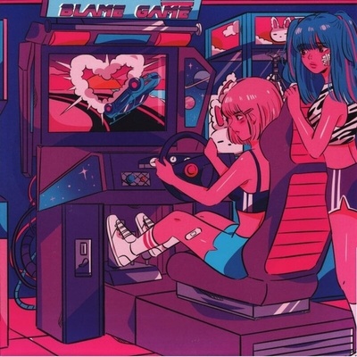 Beach Bunny - Blame Game (45 RPM) (Hot Pink Coloured) (12" EP) (858275061512)