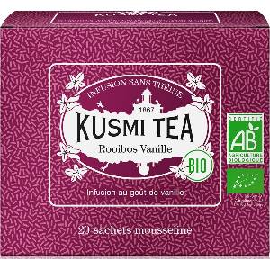 Kusmi Tea Био чай Rooibos Vanilla 20 пакетчета (21666A1120)