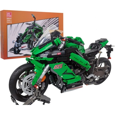 Ramiz športová motorka 2304 ks - zelená