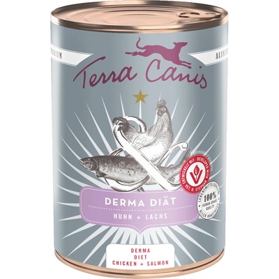 Terra Canis Derma Diet kuře a losos 12 x 400 g