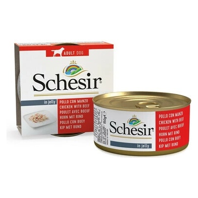 Schesir Kuracie filety s hovädzím mäsom v želé 150 g