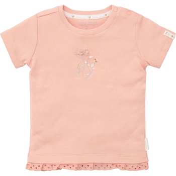 Little Dutch Тениска с къс ръкав Little Dutch - Flower Pink, 92 cm, 18-24 м (CL24021123)