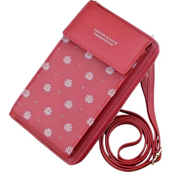 HARAHU Портфейл Crossbody ZI-35947 - Червена KP35947 (ZI-35947)
