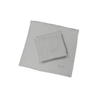 enie baby Mušelínové 30x30cm světle šedé 2ks