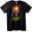 NOONEBRAND Тениска Ghost Rider Пламтящ череп - M, White
