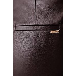 Guess разкроен панталон дамски от имитация на кожа ZANITA PEREFCT PANTS (W6YB12.W2906)