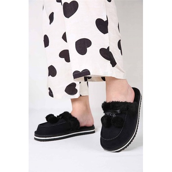 Moda Trend Дамски домашни чехли - Черни #316778 (316778_Черно)