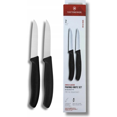 | Victorinox Sada kuchyňských nožů na zeleninu SWISS CLASSIC 8 cm 2 ks černá | 6.7493.2