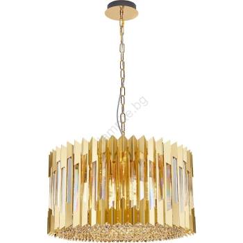 MILAGRO Пендел RITZ 12xE14/40W/230V Ø 54 см златист (MI2710)