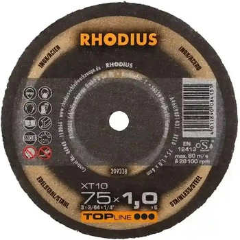 Rhodius Řezný kotouč 75 x 1,0 x 6,0 mm 209338